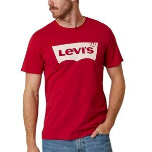 Levi's | Men's Red Classic Graphic Short Sleeve Logo T-Shirt (Size XXL)